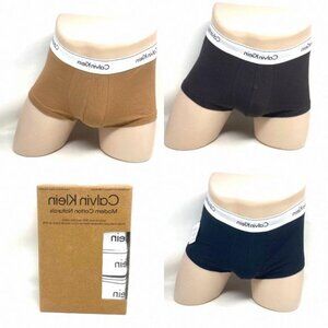 Calvin Klein Men’s Underwear 3 Pack Low Rise NB3343904 Cotton Modern Trunk